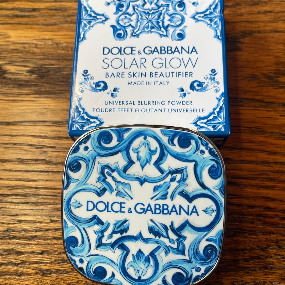 Dolce & Gabbana Solar Glow Bare Skin Beautifier Universal Blurring Powder NIB